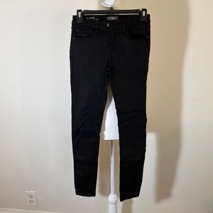 Girls black DL1961 chloe skinny jeans size 12